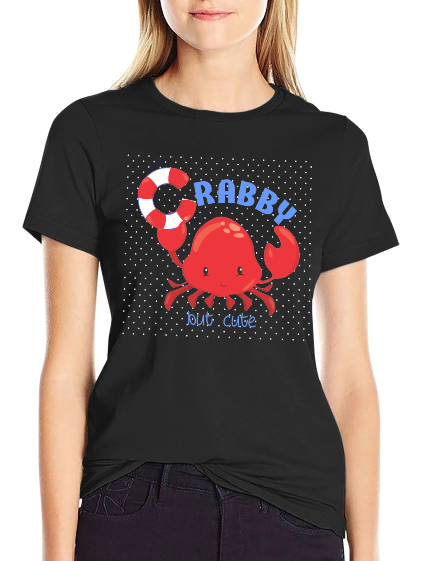 Crabby but Cute Graphic T-Shirt