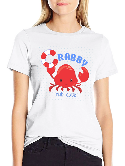 Crabby but Cute Graphic T-Shirt