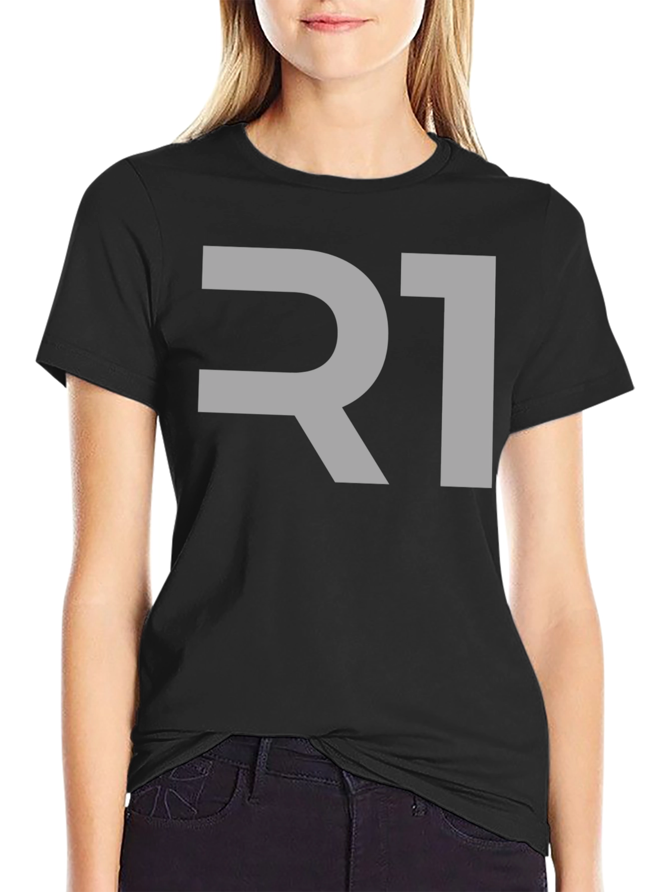 R1 Graphic Black T-Shirt - Stylish & Comfortable
