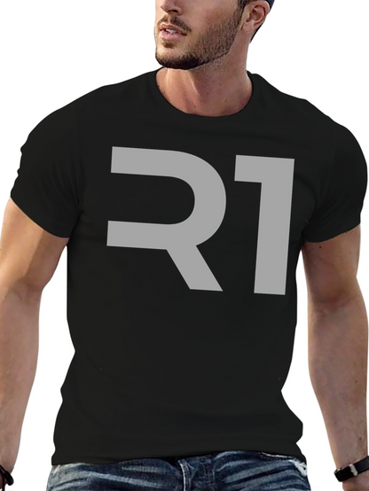 R1 Graphic Black T-Shirt - Stylish & Comfortable