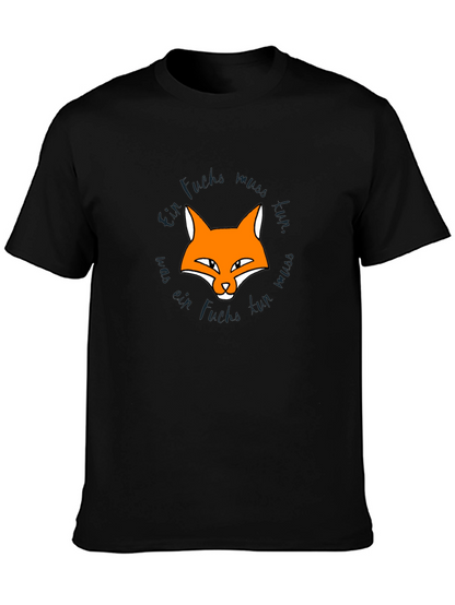 Fox Graphic Tee - Ein Fuchs Muss Tun