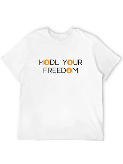 HODL Your Freedom Bitcoin Graphic T-Shirt
