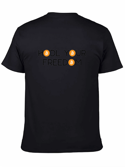 HODL Your Freedom Bitcoin Graphic T-Shirt