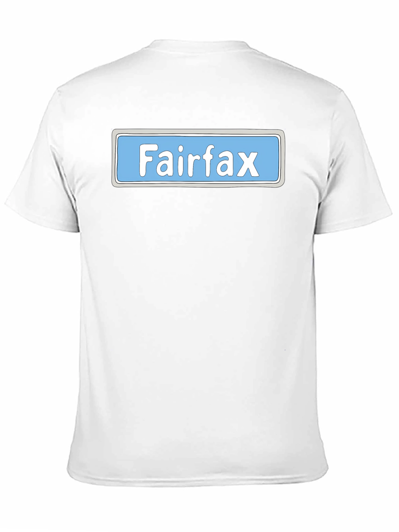 Fairfax Street Sign Graphic Tee - Novelty Shirt