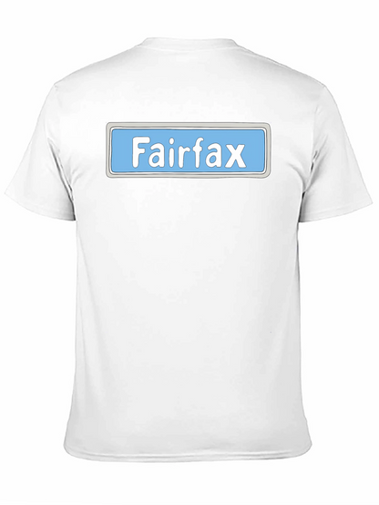 Fairfax Street Sign Graphic Tee - Novelty Shirt