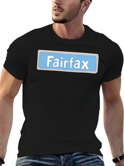 Fairfax Street Sign Graphic Tee - Novelty Shirt