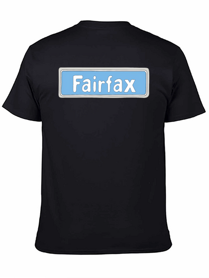 Fairfax Street Sign Graphic Tee - Novelty Shirt