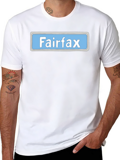 Fairfax Street Sign Graphic Tee - Novelty Shirt