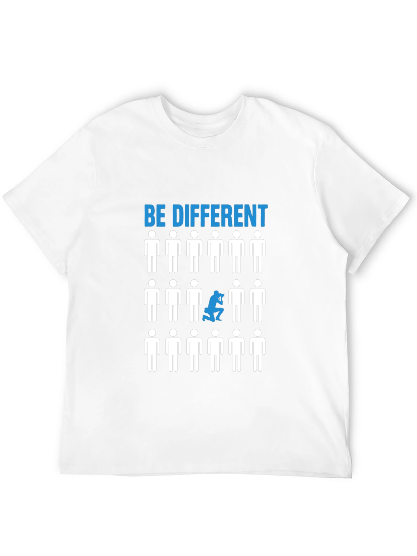 Be Different Graphic T-Shirt - Black Cotton Tee