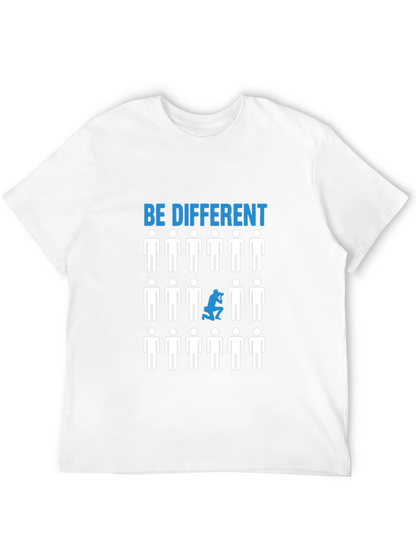 Be Different Graphic T-Shirt - Black Cotton Tee
