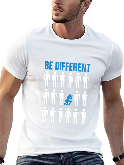 Be Different Graphic T-Shirt - Black Cotton Tee
