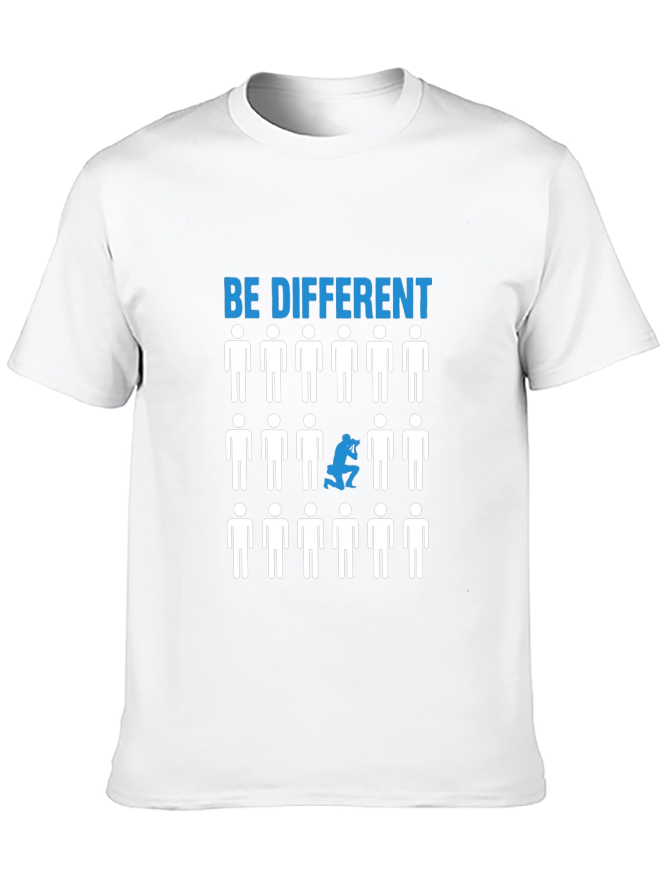Be Different Graphic T-Shirt - Black Cotton Tee