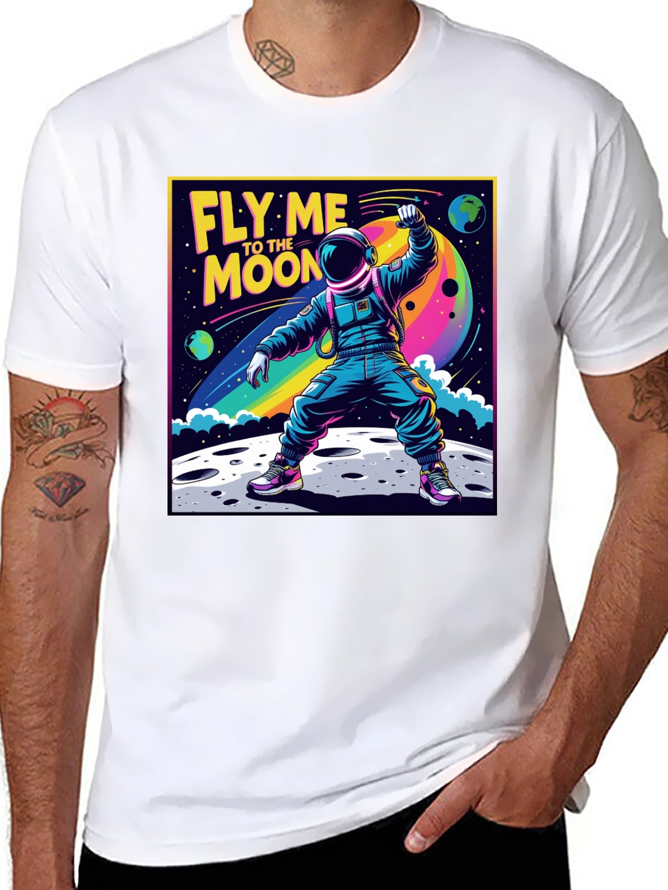 Fly Me to the Moon Astronaut T-Shirt