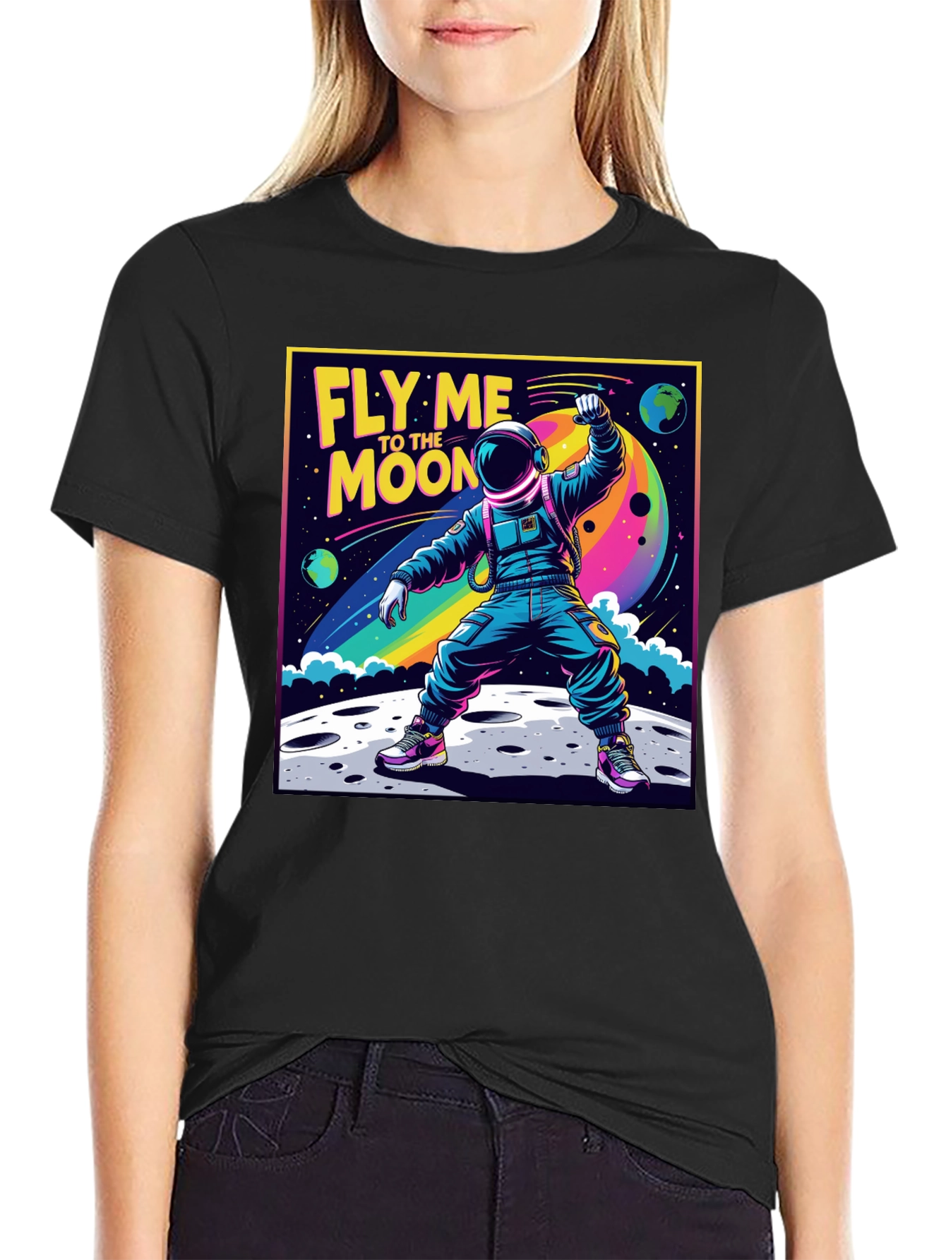 Fly Me to the Moon Astronaut T-Shirt
