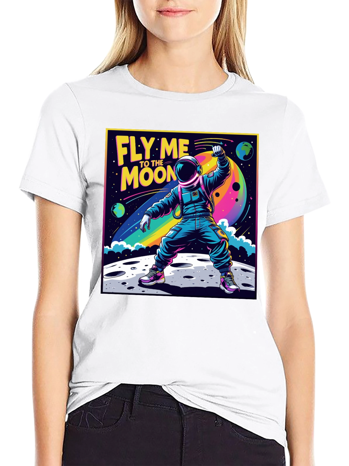 Fly Me to the Moon Astronaut T-Shirt
