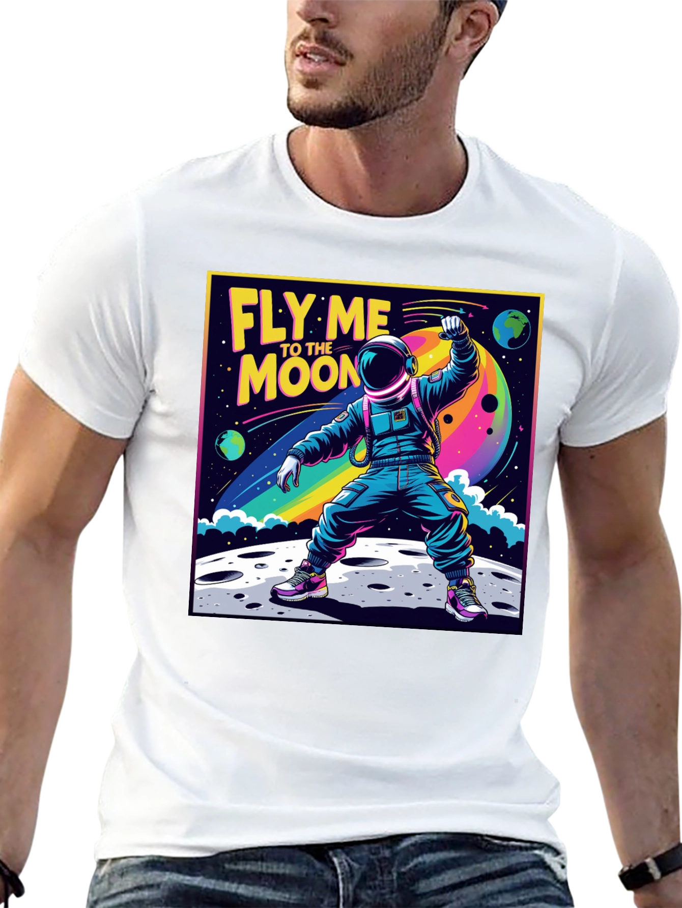 Fly Me to the Moon Astronaut T-Shirt