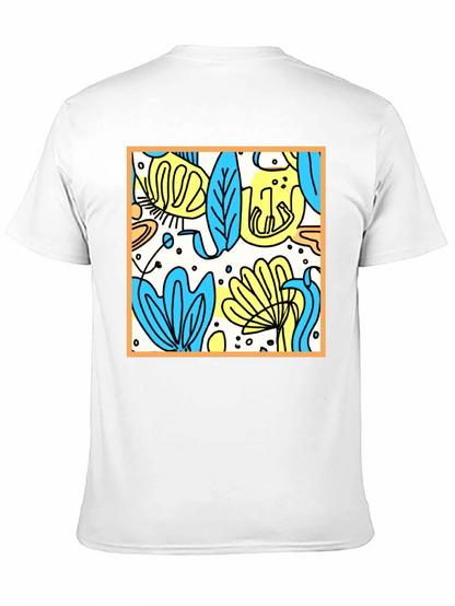 Abstract Floral T-Shirt - Modern Graphic Tee
