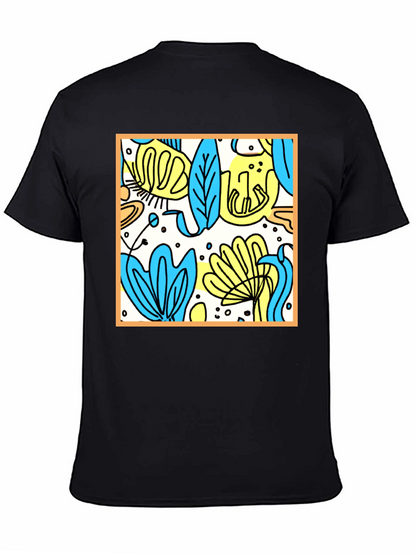 Abstract Floral T-Shirt - Modern Graphic Tee