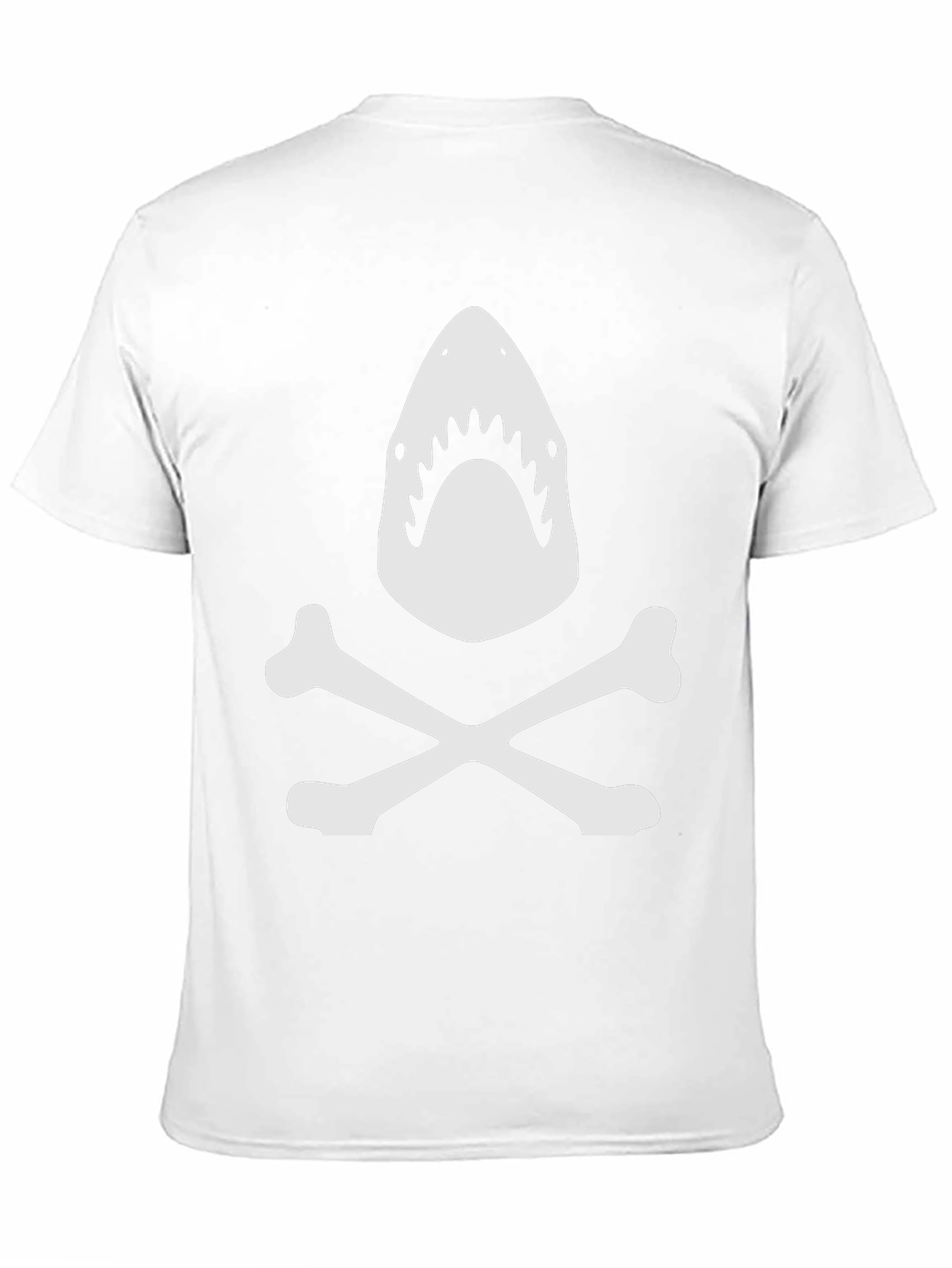 Shark & Crossbones Black Graphic Tee