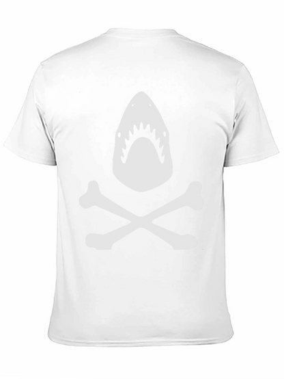 Shark & Crossbones Black Graphic Tee