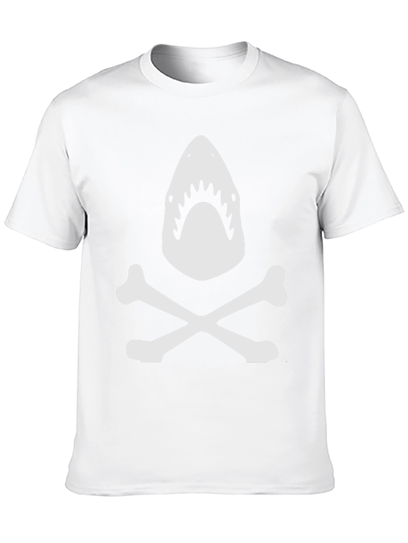 Shark & Crossbones Black Graphic Tee