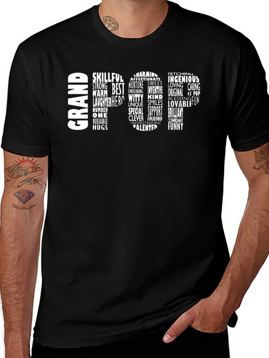 Grandpop Word Cloud T-Shirt