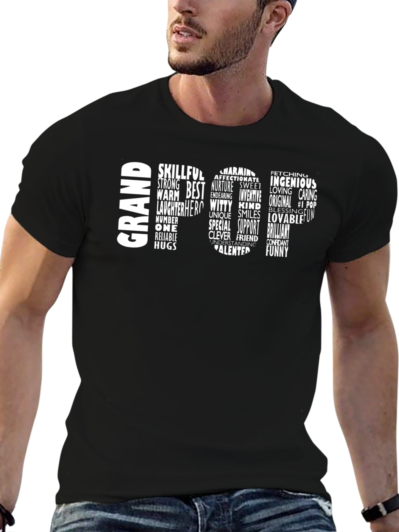 Grandpop Word Cloud T-Shirt