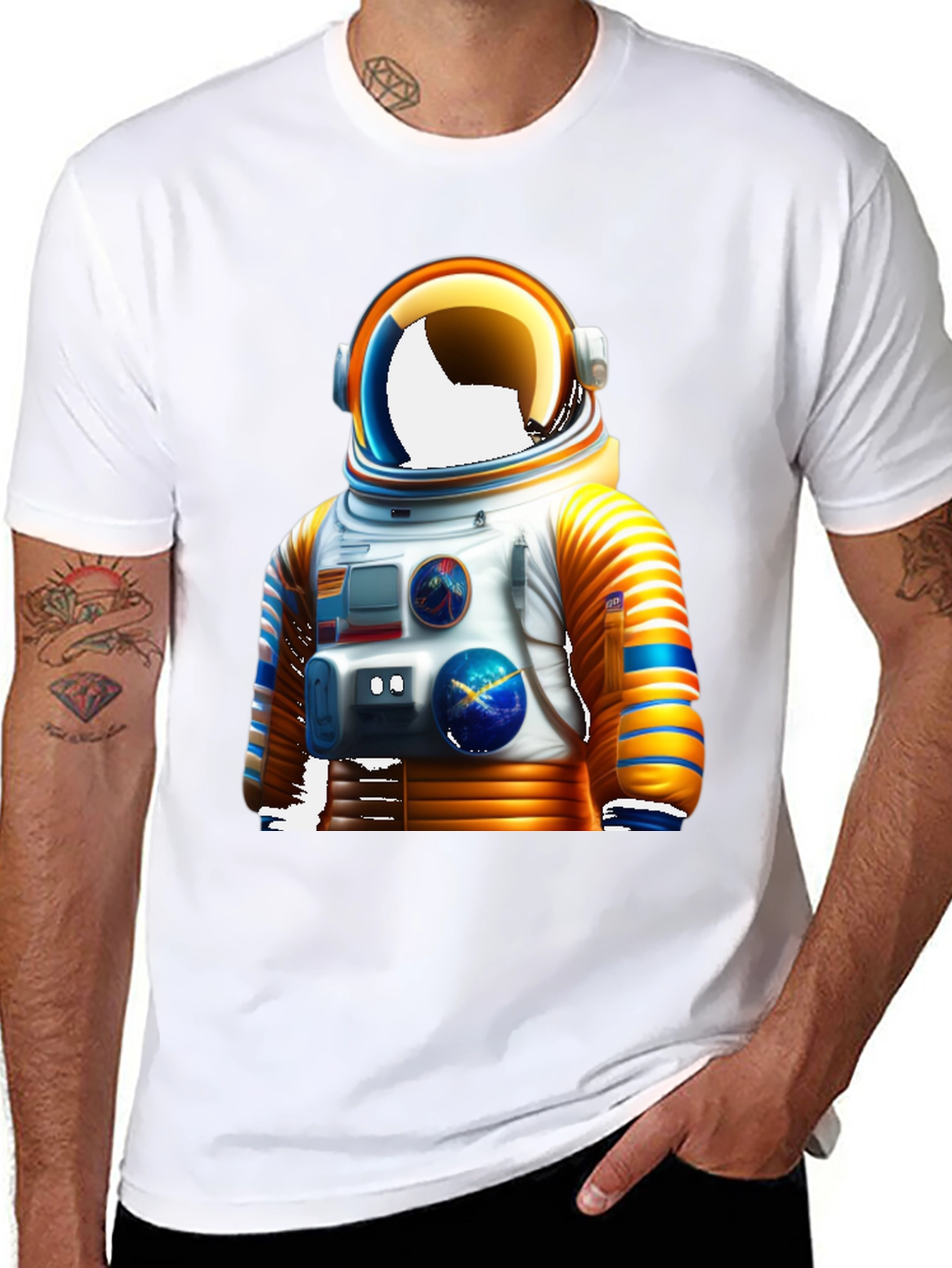 Astronaut Graphic Tee - Bold Space Design