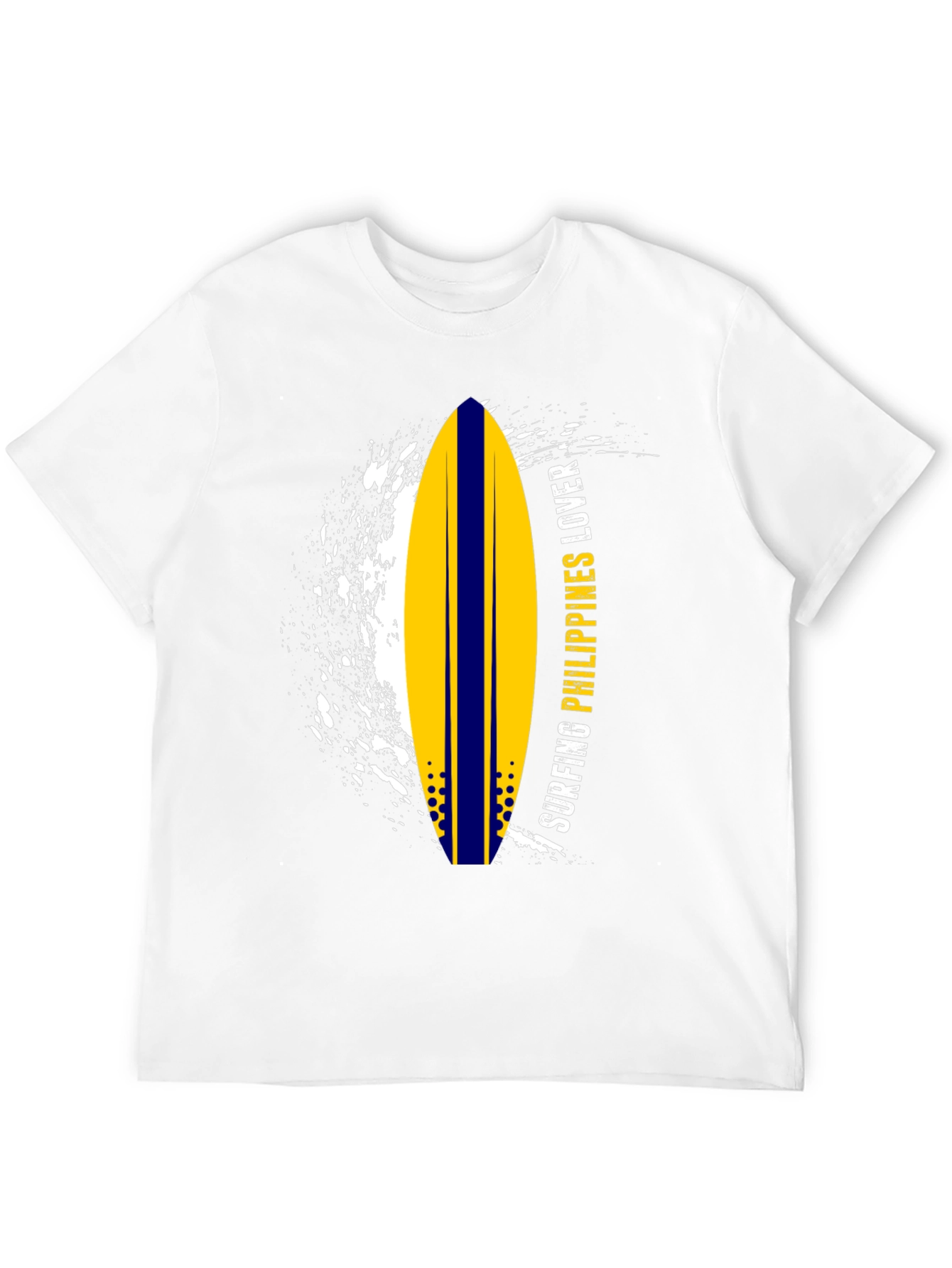 Surfing Philippines Lover Graphic Tee - Black