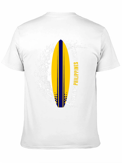 Surfing Philippines Lover Graphic Tee - Black