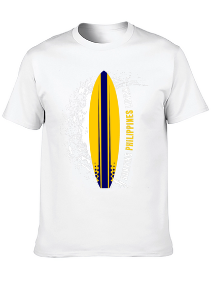 Surfing Philippines Lover Graphic Tee - Black