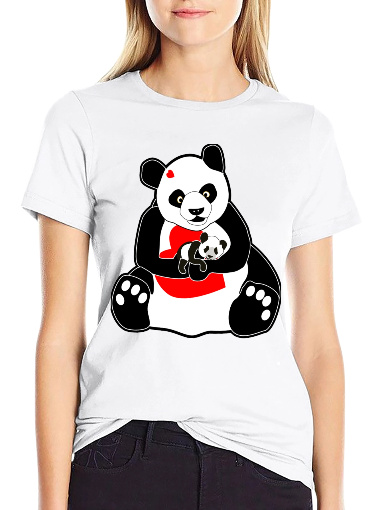 Panda Bear Graphic T-Shirt