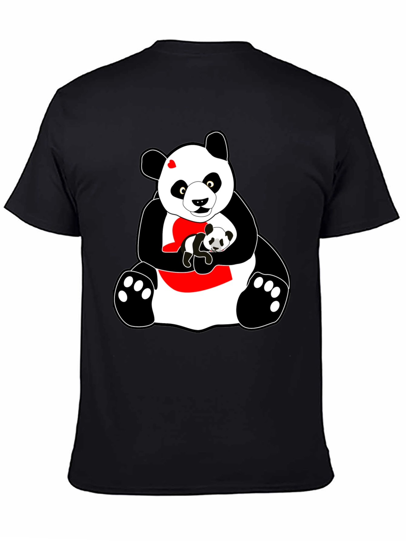 Panda Bear Graphic T-Shirt