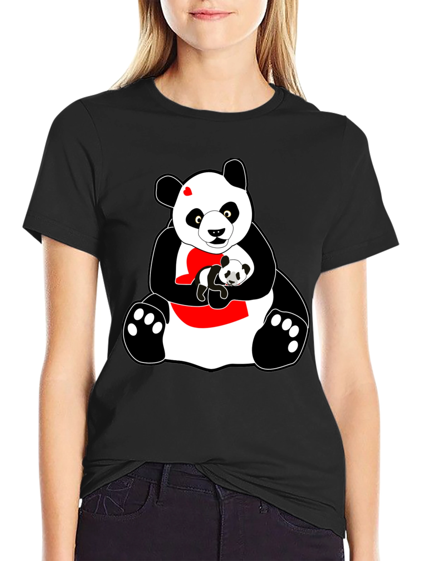 Panda Bear Graphic T-Shirt