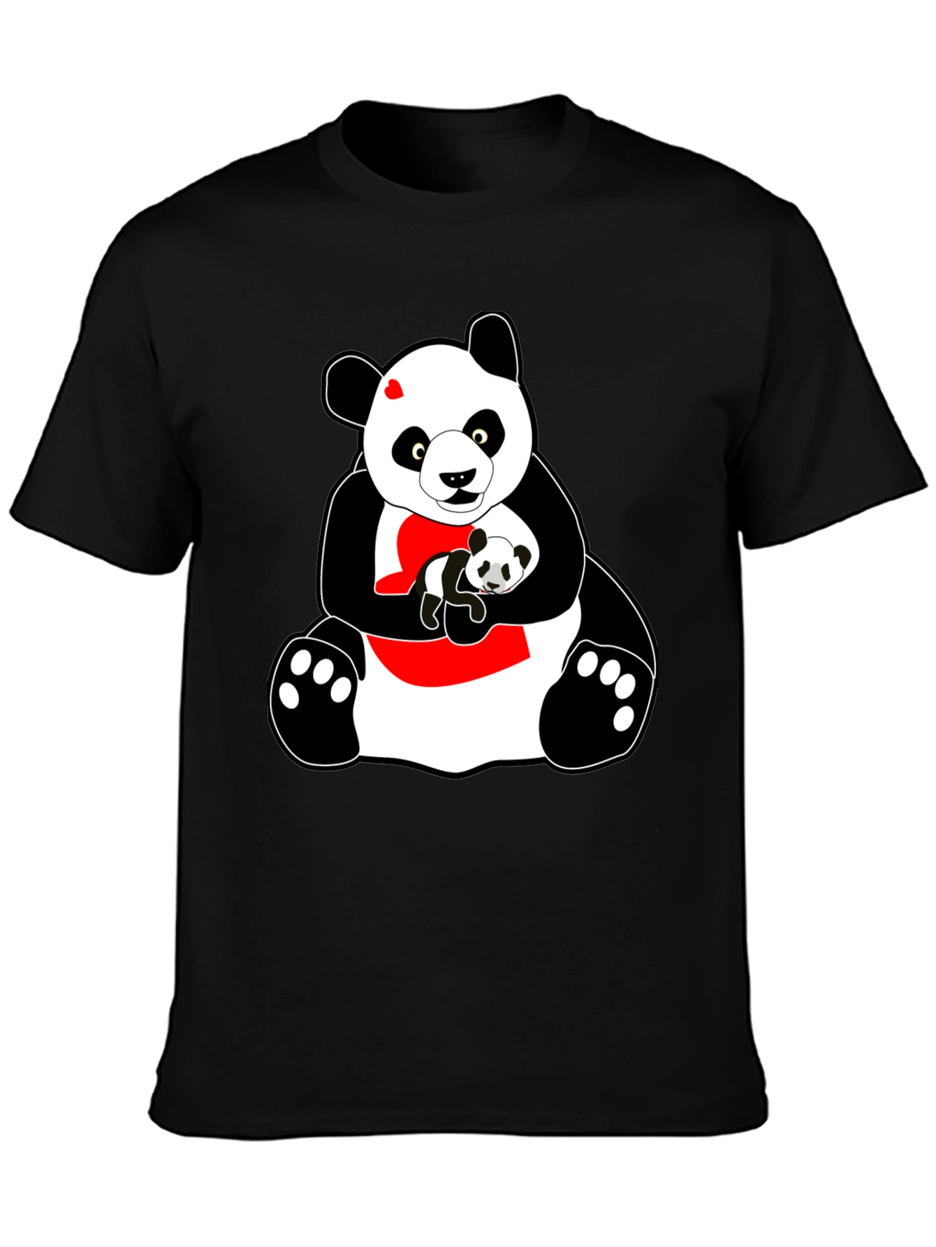 Panda Bear Graphic T-Shirt