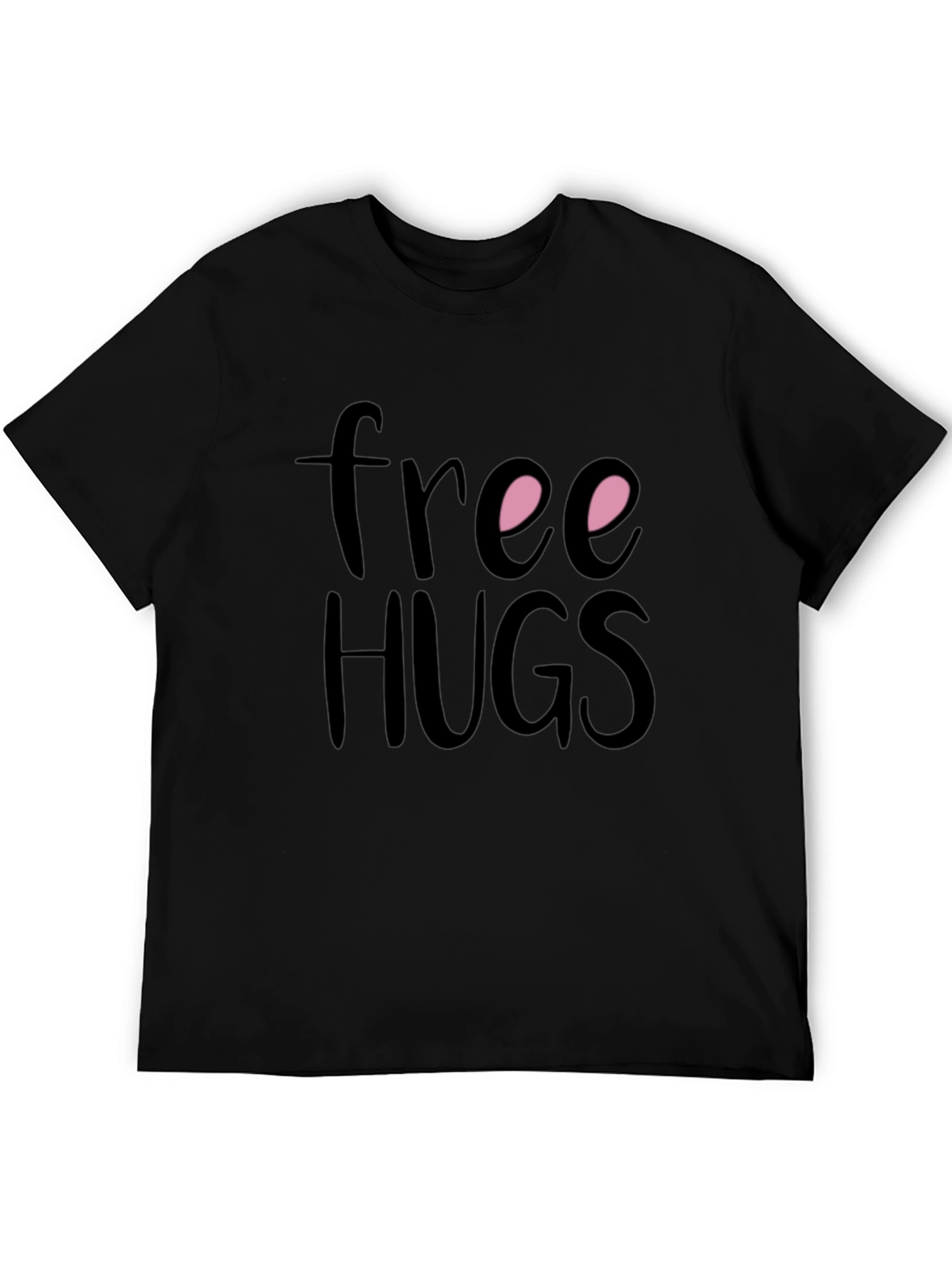 Free Hugs Black T-Shirt