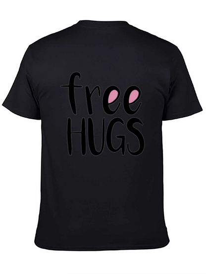 Free Hugs Black T-Shirt
