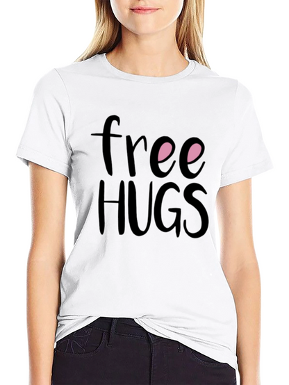 Free Hugs Black T-Shirt