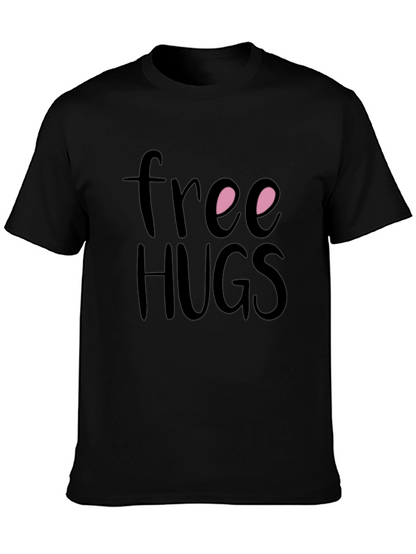 Free Hugs Black T-Shirt