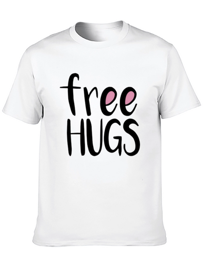Free Hugs Black T-Shirt