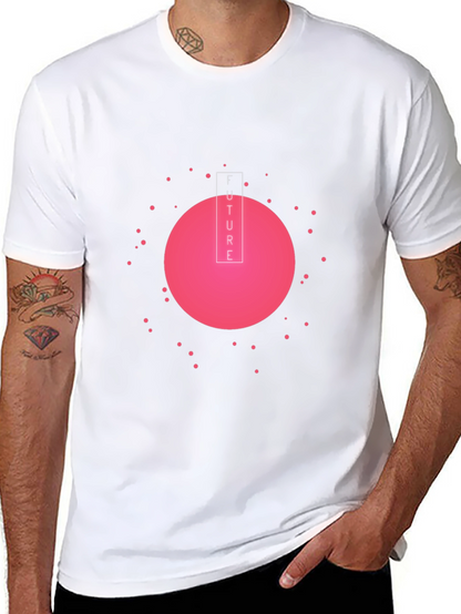Future Graphic Tee - Black Cotton Blend