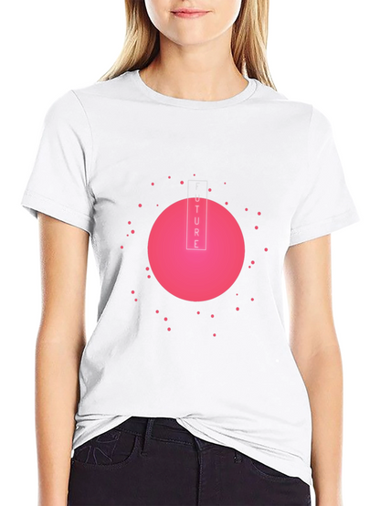 Future Graphic Tee - Black Cotton Blend
