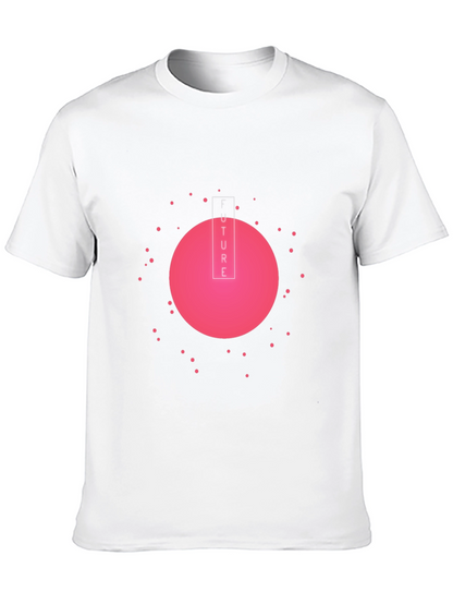 Future Graphic Tee - Black Cotton Blend