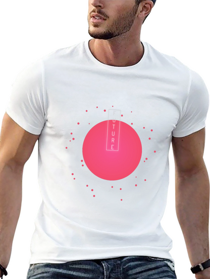 Future Graphic Tee - Black Cotton Blend