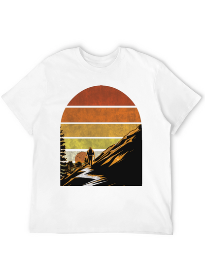 Retro Hiking T-Shirt - Outdoor Adventure Tee