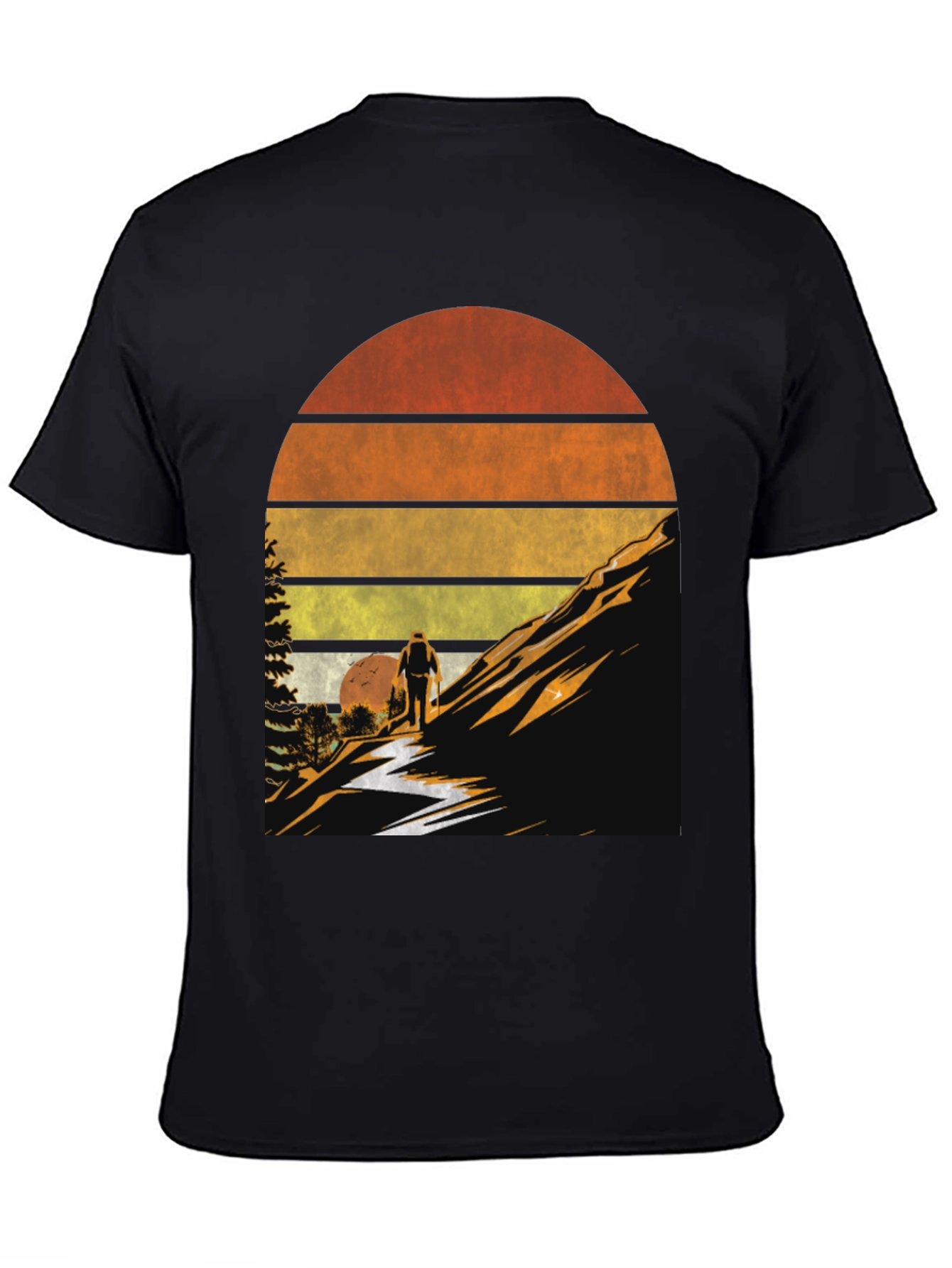Retro Hiking T-Shirt - Outdoor Adventure Tee