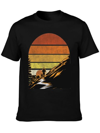 Retro Hiking T-Shirt - Outdoor Adventure Tee