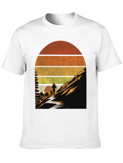 Retro Hiking T-Shirt - Outdoor Adventure Tee
