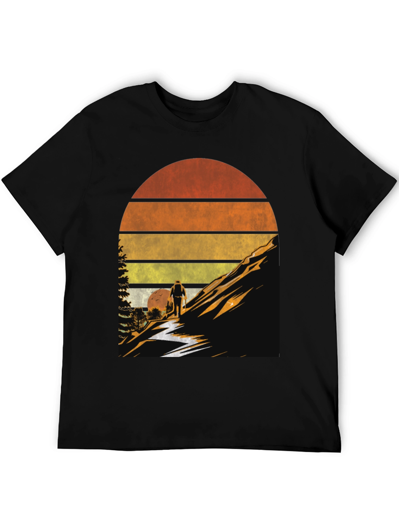 Retro Hiking T-Shirt - Outdoor Adventure Tee