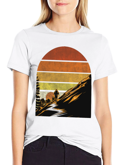 Retro Hiking T-Shirt - Outdoor Adventure Tee